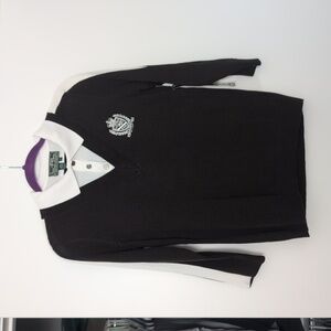 Brown and White Women's Sweater